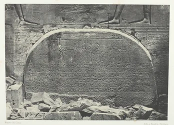 Great Temple of Isis at Philoe, Proscynema Act of Adoration, Nubia, 184951, trykt 1852.