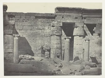 Medinet-Habou, Peristyle av Ramses-Méiamoun-palasset; Theben