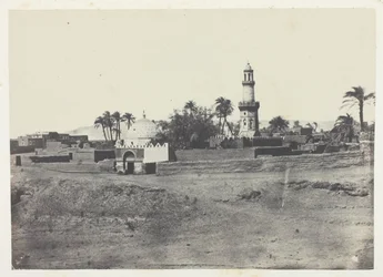 El-Arif-moskeen og Mourad-Beys grav, Øvre Egypt, plate 13 fra albumet «Egypt, Nubia, Palestina og Syria» (1852)