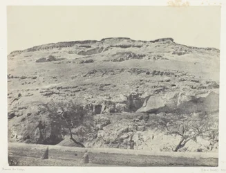 Nekropolis i det gamle Lykopolis, Øvre Egypt, plate 12 fra albumet quot;Egypt, Nubia, Palestina og Syriaquot; (1852)