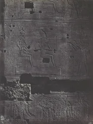 Nubia. Det store Isis-tempelet ved Filoe. Vestmuren, 1850.