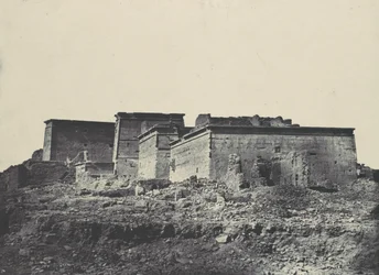 Nubia. Great Temple of Isis, A Philoe. Generell utsikt tatt fra nord, 1850.