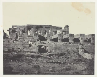 Karnak Palace, sørlige inngangen til Hypostyle Hall; Theben