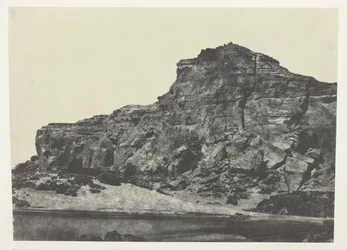Andre grå stær, Dgebel-Aboucir; Nubia, plate 112 fra albumet quot;Egypt, Nubia, Palestina og Syriaquot; (1852)