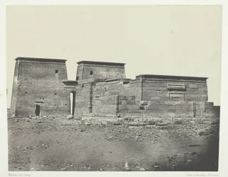 Det gamle Pselcis Dakkeh-tempelet, Nubia, 184951, trykt 1852.