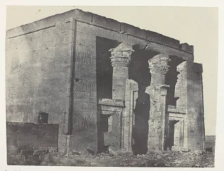 Dakkeh-tempelet, Naos; Nubia, plate 95 fra albumet «Egypt, Nubia, Palestina og Syria» (1852)