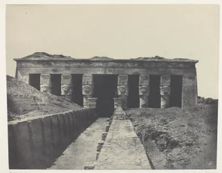 Generell utsikt, Det store tempelet i Dendera (Teutyres), Øvre Egypt
