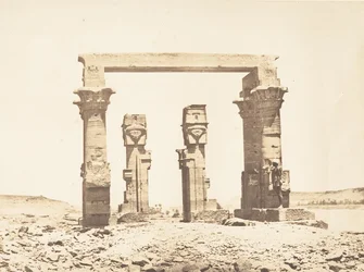 Utsikt over Kardassy-tempelet, 9. april 1850.