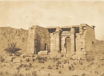 Utsikt over tempelet til Tafah Taphis, 9. april 1850.