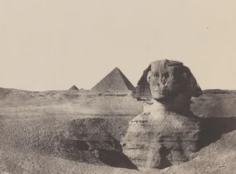 Midt-Egypt, Sfinxen, desember 1849, trykt 1852.