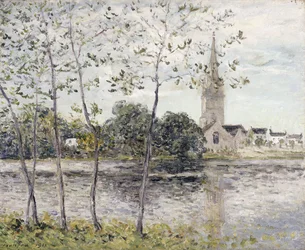 Ved dammen ved Rosporden, Finistere; Ved kanten av dammen ved Rosporden, Finistere, 1911