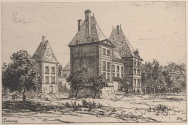 Chateau Thierry (etsing og tørrnål)