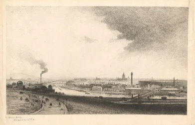 Paris i 1867: utsikt fra Trocadéro