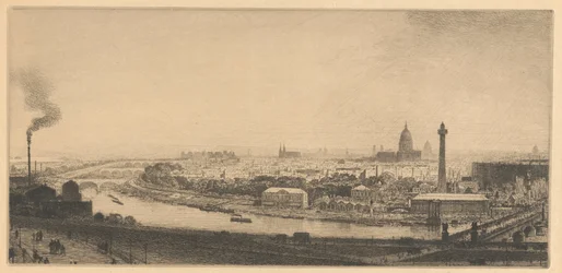 Paris i 1867: utsikt fra Trocadéro