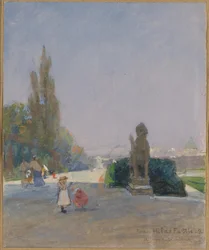 Utsikt over Wien fra Øvre Belvedere