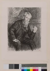 Til Henri Edmond Cross: [Portrett av Henri-Edmond Cross]