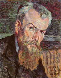 Portrett av Henri Edmond Cross (1856-1910) 1898 (detalj) (se 140248)