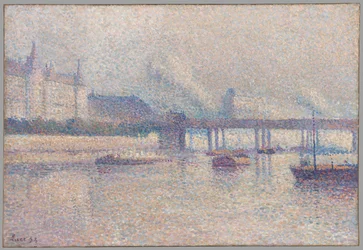 Bredden av Seinen i Paris