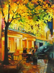 Høstkveld-kafé