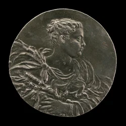 En ung kvinne fra Venezia i kjole og mantel, ca. 1563.