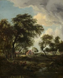 En gård i sollyset