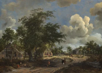 Utsikt over en landevei, 1665