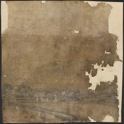 Engelsk: Prospect of Constantinople, Blad 21, Melchior Lorck, 1559