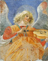 Musikerengel av Melozzo da Forli, ca. 1480 (fresco)