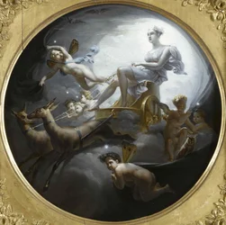 Diana på vognen hennes, 1821.