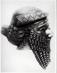 Leder for Sargon I (ca. 2334-2279 f.Kr.) 2400-2200 f.Kr. (kobber) (se også 189592)