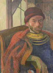 Selvportrett i bretonsk kostyme, ca. 1889