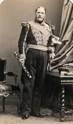 Portrett av marechal Forey (1804-1872) .Foto av Mayer og Pierson