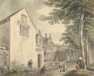 Almshus i St. Cuthbert's Churchyard, Wells