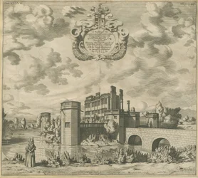 Caverswall Castle: kobberplategravering, nd [1653-1686] (trykk)