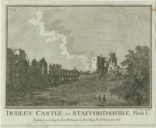 Dudley Castle: kobberplategravering, nd [1653-1686]