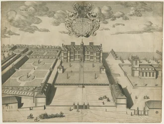 Ingestre Hall: kobberstikk, nd [1653-1686] (trykk)