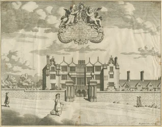 Keele Hall: kobberplategravering, nd [1653-1686]