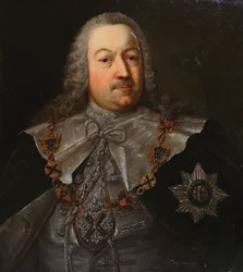 Portrett av Hermann Carl von Keyserlingk 1696-1764, midten av 1700-tallet