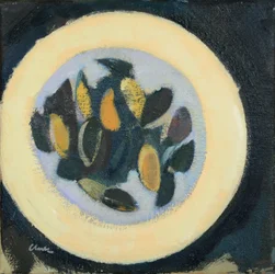 Moules, 2017 (olje på lin)