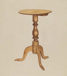 Tilfeldig bord, ca. 1938.