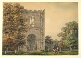 Ruined Gateway at the Abbey, Bury St Edmunds, 1788-1801