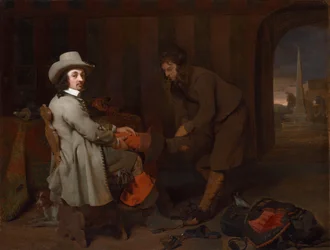 Anthonij de Bordes og hans betjent, ca. 1648 (olje på lerret)