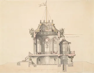 Prosjekt for en kinesisk paviljong, n.d.