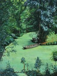 Marais Poitevin, 2003 (olje på plate)