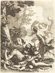 Bacchanal med Sovende Bacchus