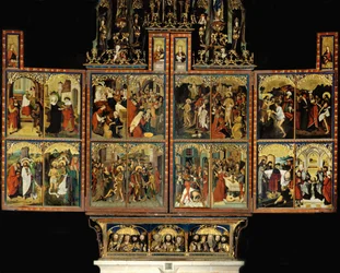 Hovedalteret i klosterkirken i Blaubeuren