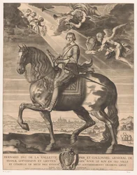 Ridesportrett av Bernard de Foix de la Valette, hertugen av Epernon