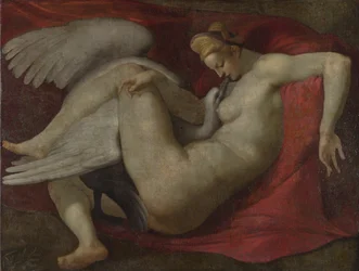 Leda og svanen, etter 1530 (olje på lerret)