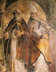 Anthony og Cirillo, detalj fra Fathers and Doctors of Church