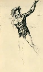 Mannlig akt, 1503-1504, 1943